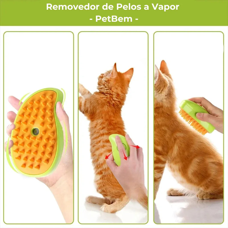 Removedor de Pelos a Vapor - PetBem 🐾✨